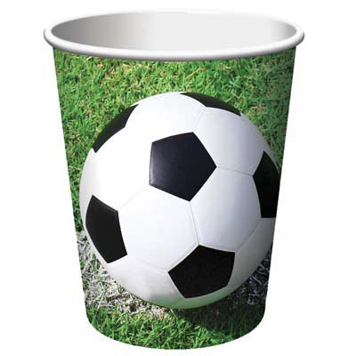 Bicchieri carta fsc football party 200ml 8pz
