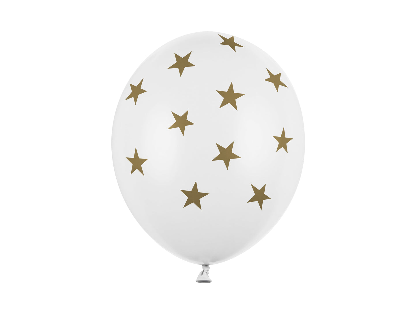 Balloons 30cm Stars Pastel PureWhite