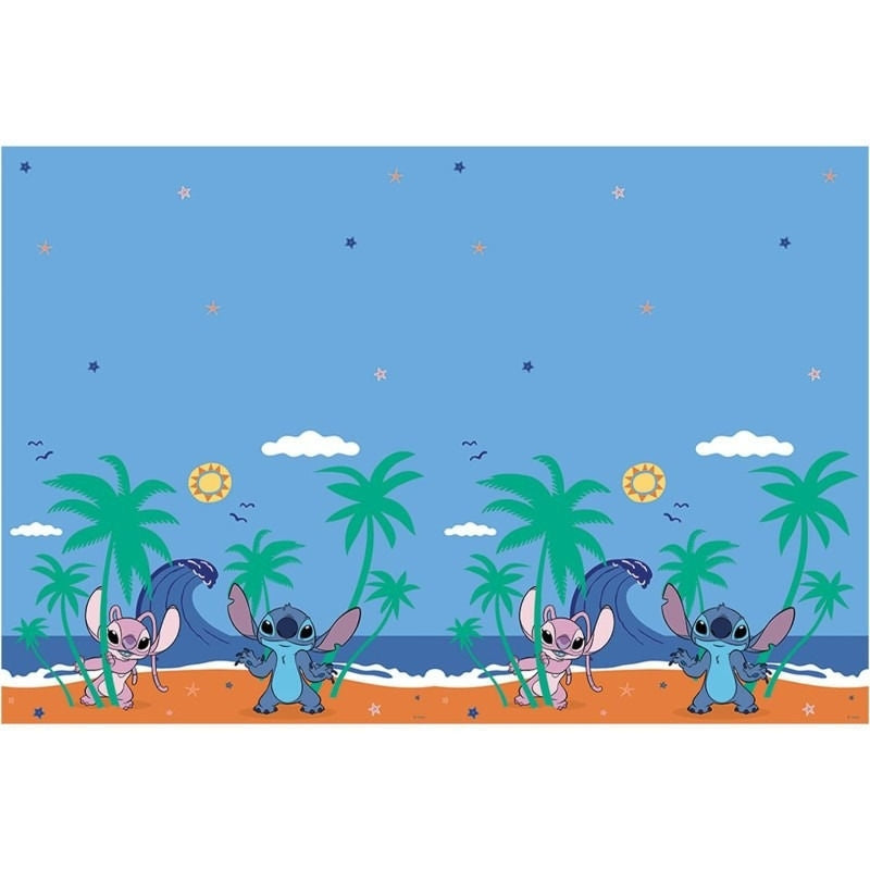 Tovaglia plastica 120x180cm Stitch & Angel
