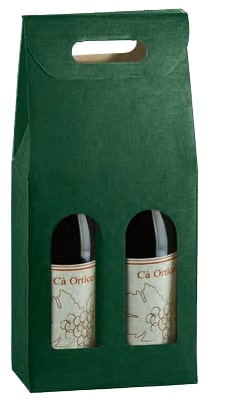 2 bottiglie f.to 180x90x385 seta verde