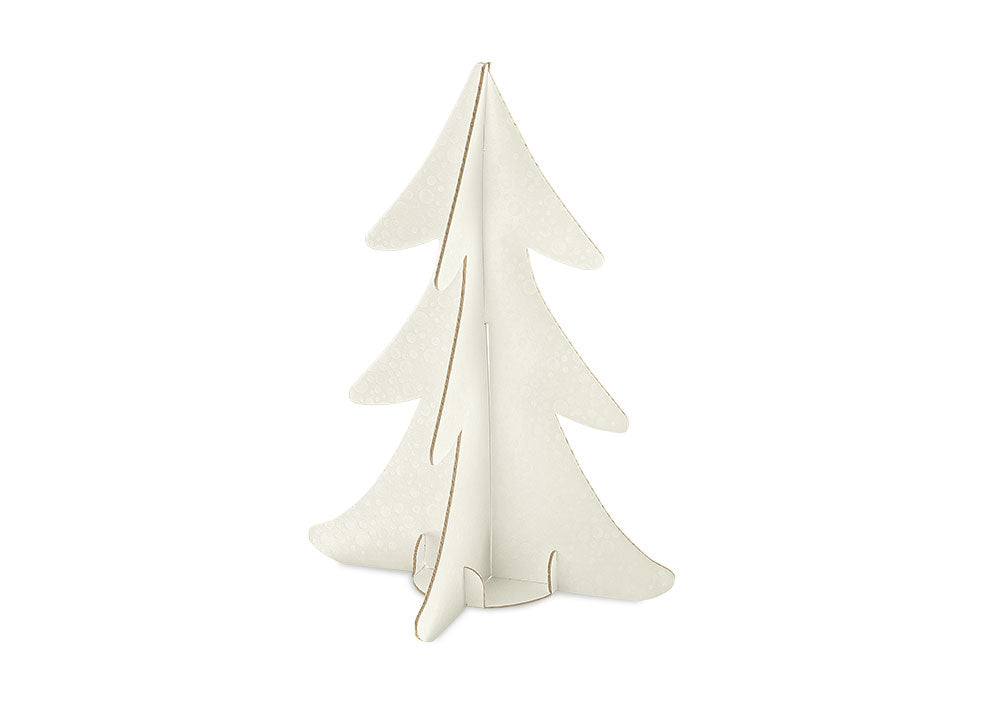 albero h.595 sfere bianco