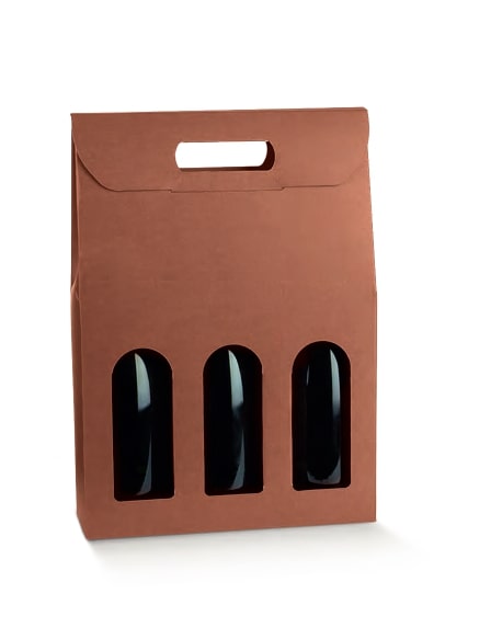 3 botiglie f.to 270x90x385mm seta corten