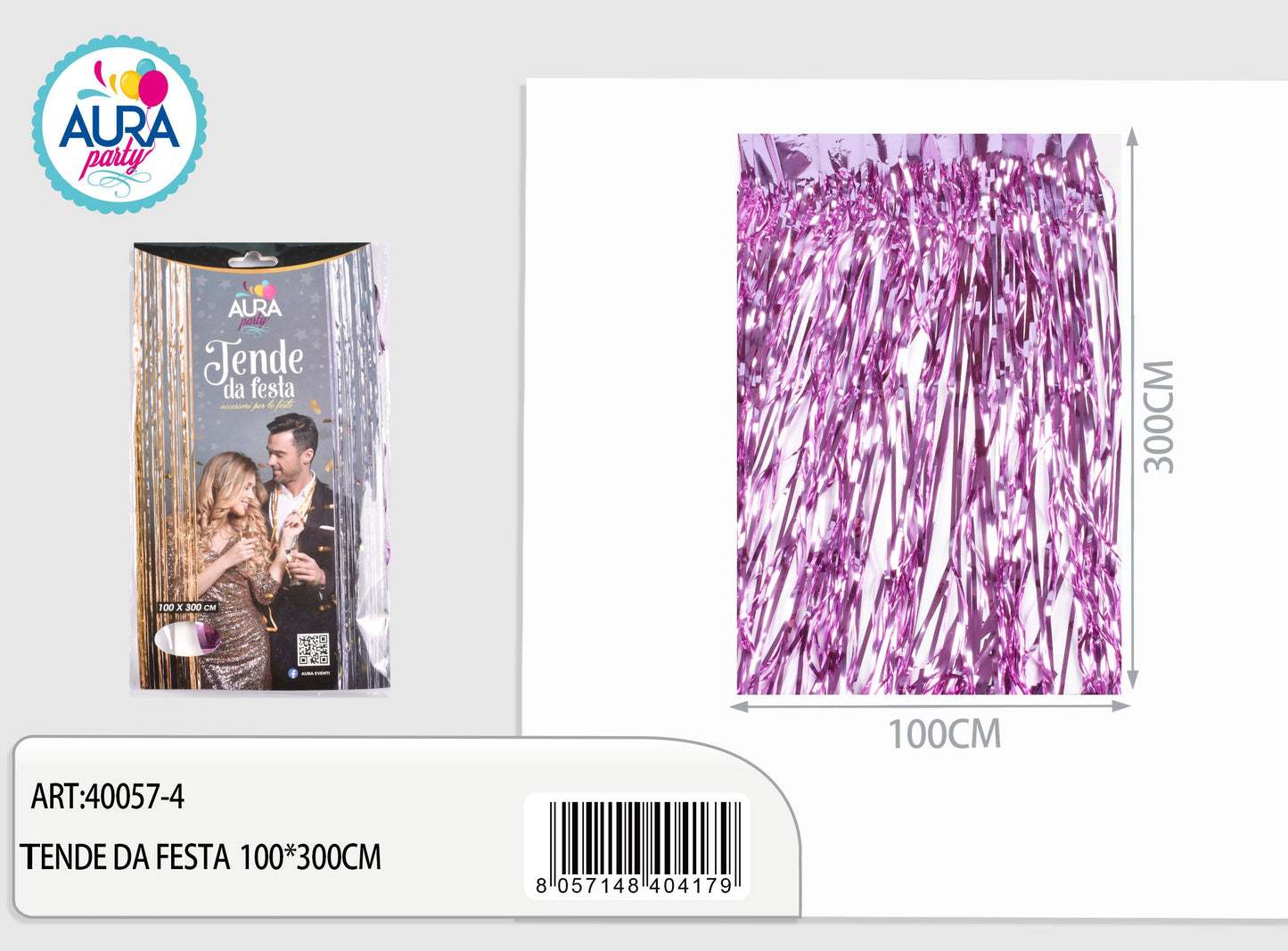 tenda per festa 100x300cm