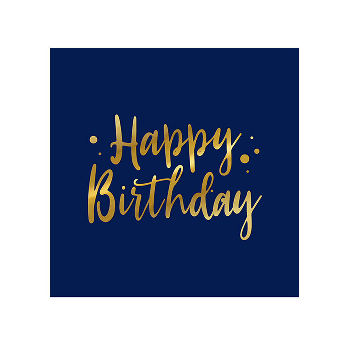 16 tovaglioli 33x34cm happy birthday blu