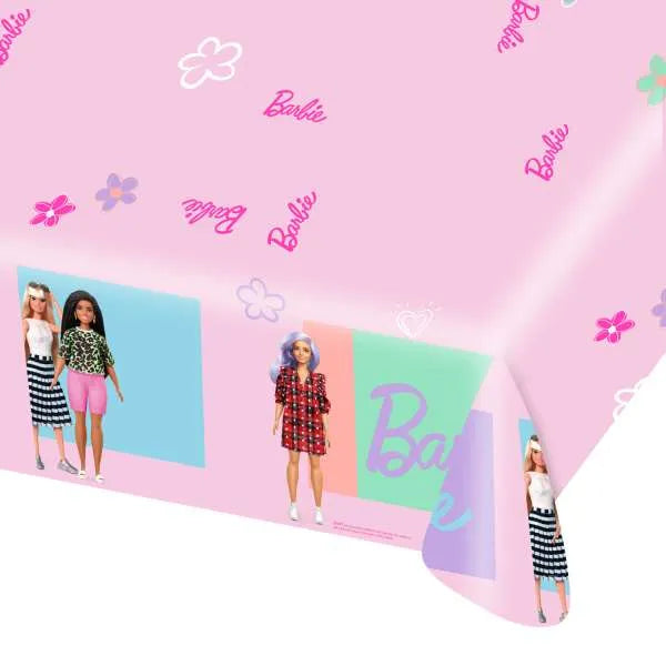 Tovaglia in carta Barbie Sweet Life 120x180cm