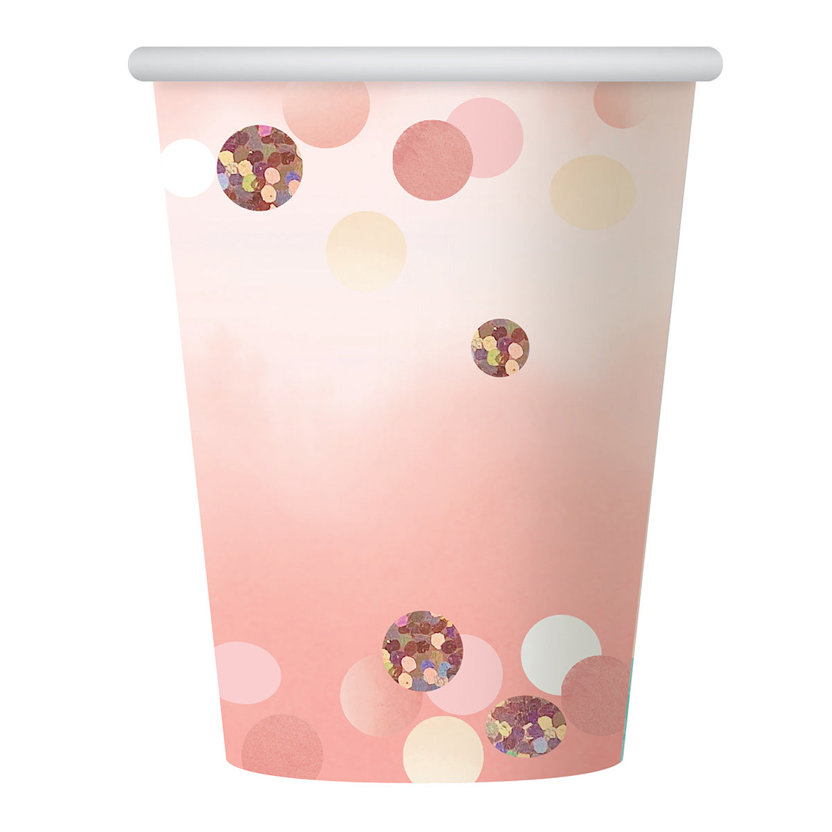 8 bicchieri happy birthday rosa