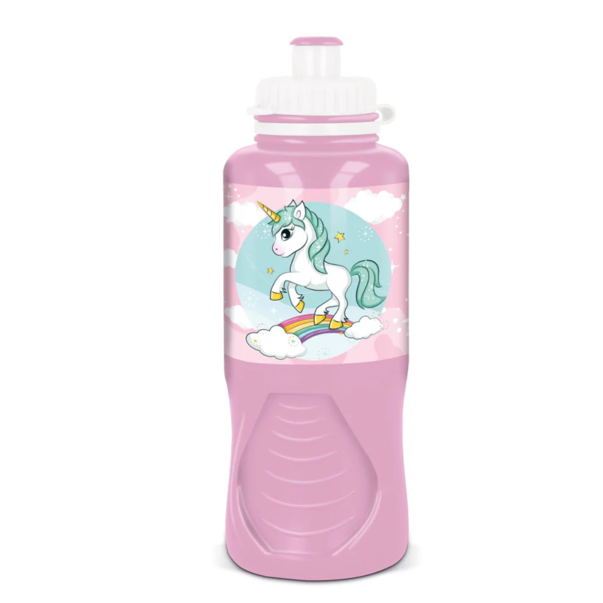 Unicorno borraccia in plastica ergo sport 430ml