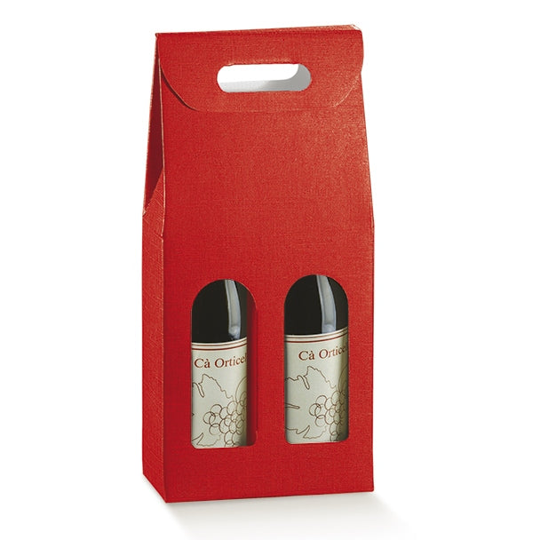 box 2 bott seta rosso