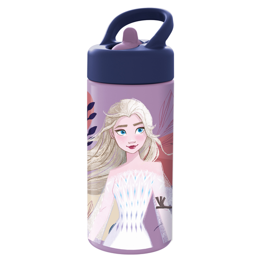 Frozen borraccia con cannuccia playground 410ml