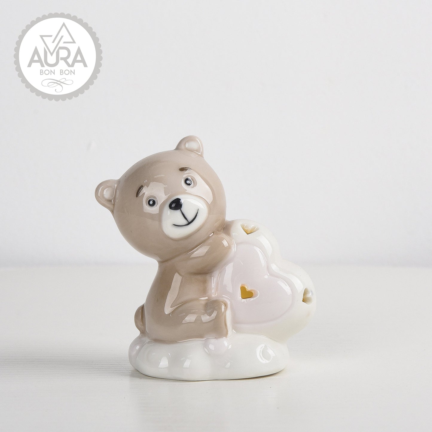 orsetto con cuore rosa