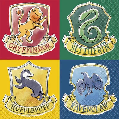 Tovaglioli Harry Potter Hogwarts 33x33cm 16pz