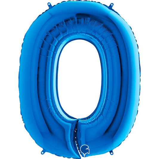 numero 0 blue 102cm