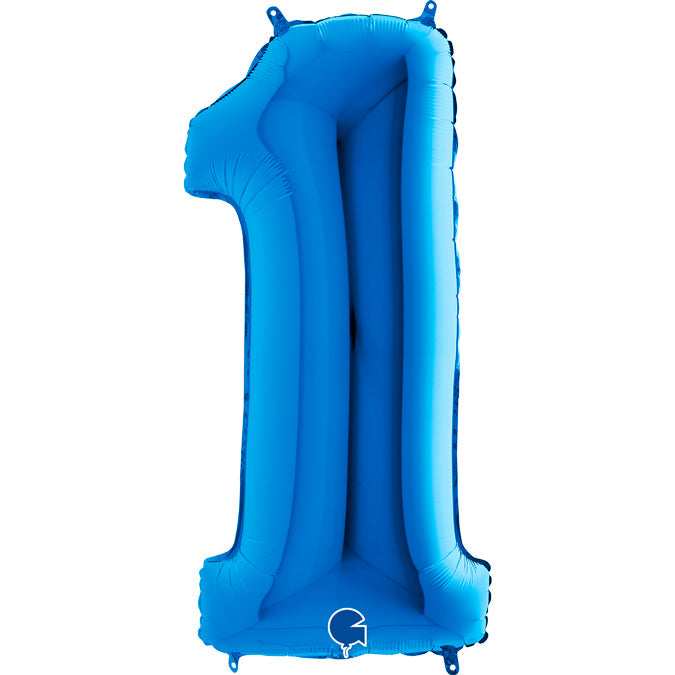 numero 1 blue 40"/102cm