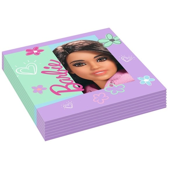 16 tovaglioli Barbie Sweet Life 33x33cm