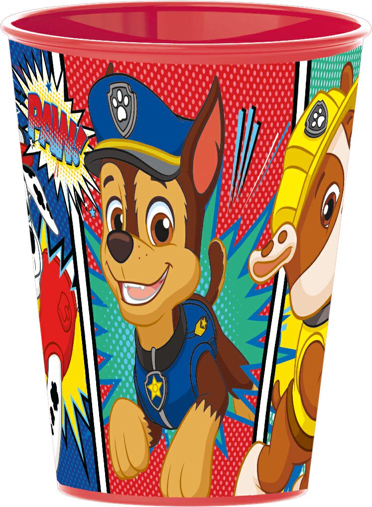 Bicchiere riutilizzabile in plastica 260ml Paw Patrol Comic