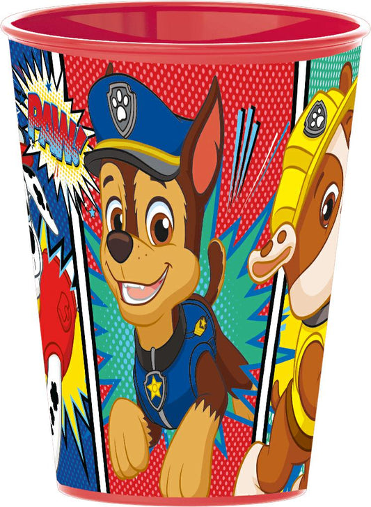 Bicchiere riutilizzabile in plastica 260ml Paw Patrol Comic