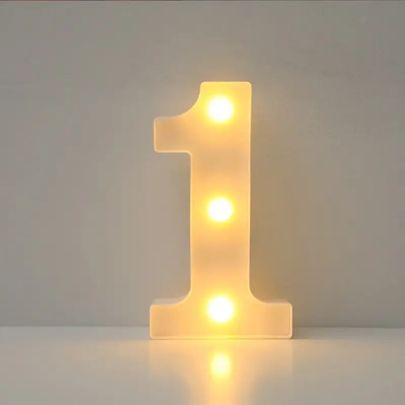 Numero luminoso LED 1 – 4x22cm