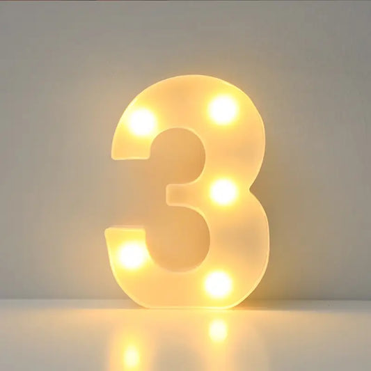 Numero luminoso LED 3 – 4x22cm