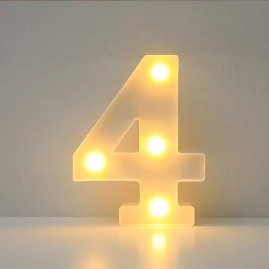 Numero luminoso LED 4 – 4x22cm