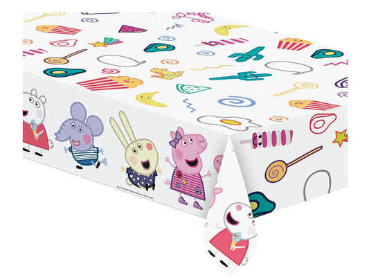 Tovaglia pl 120x180cm Peppa Pig messy