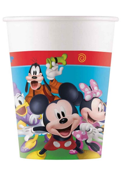 bicchiere carta 8 pz fsc * Mickey Rock the House