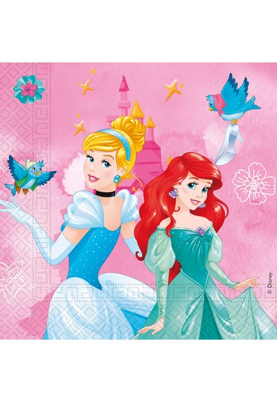 tovagliolo 33x33cm 20pz fsc * principesse live your st