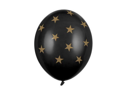 Balloons 30cm stelle Pastel Black 6pz