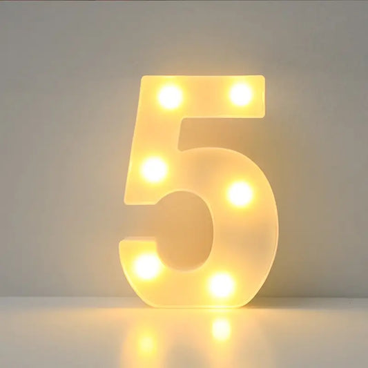 Numero luminoso LED 5 – 4x22cm