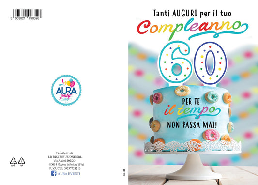 biglietto compleanno 60 anni