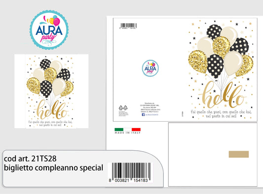 biglietto compleanno special