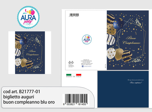 Biglietto di auguri per compleanno