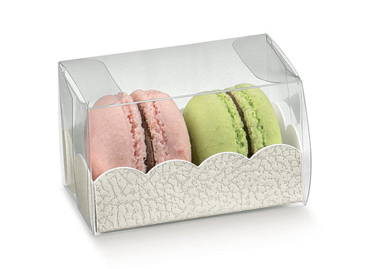 astuccio pvc.190x50x50mm pelle bianco com vaschetta