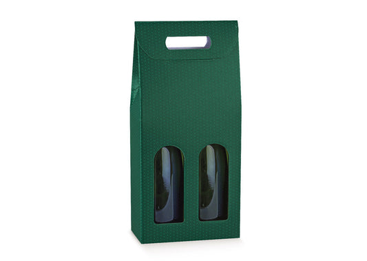 2 bottiglie f.to 180x90x385mm spot verde