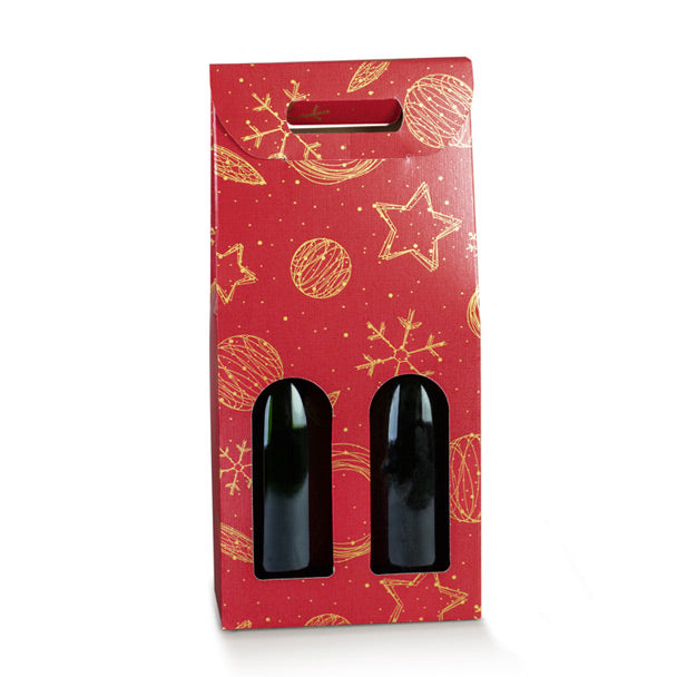 2 botiglie f.to 180x90x385mm red universe