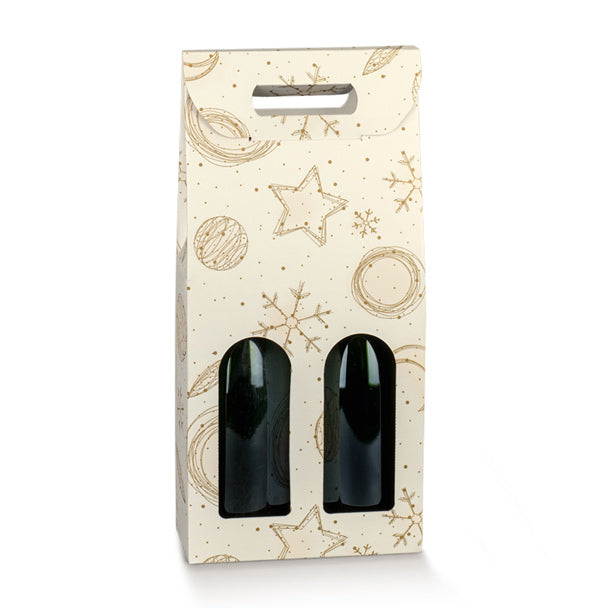 2 bottiglie f.to 180x90x385mm white universe