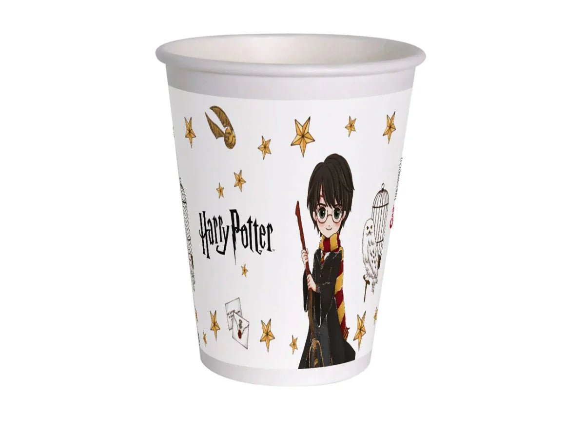 bicchieri carta harry potter compostabili 255ml 8pz
