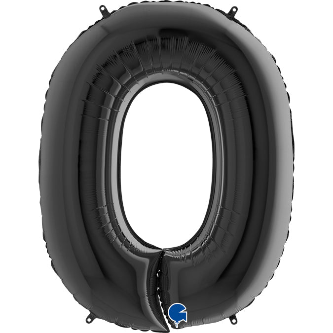 numero 0 foil 100cm/40inch nero