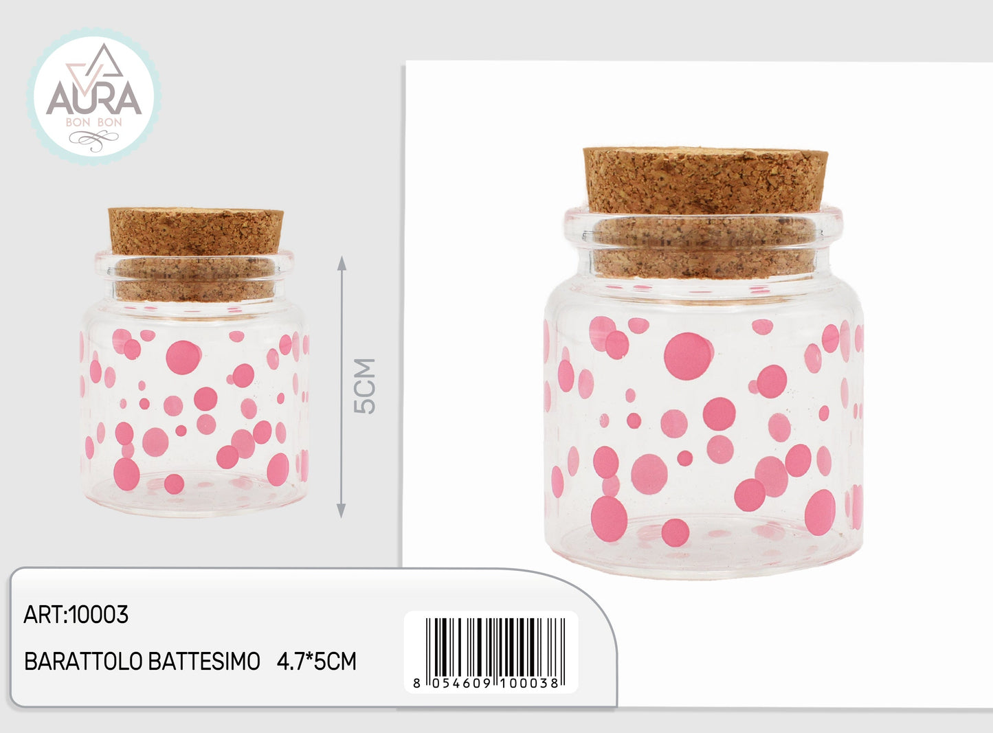 barattolo vetro pois