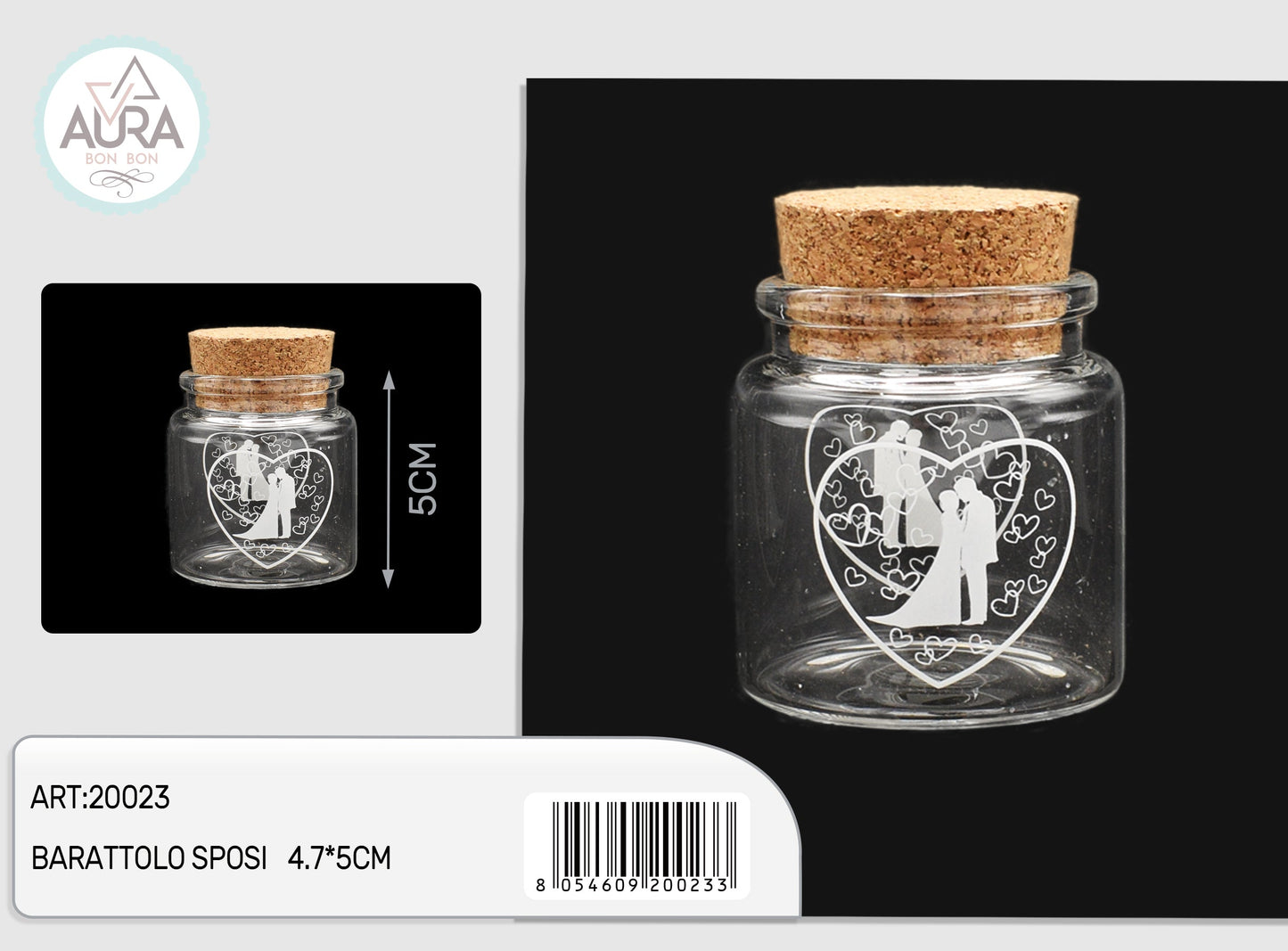 barattolo sposi 4,7xcm