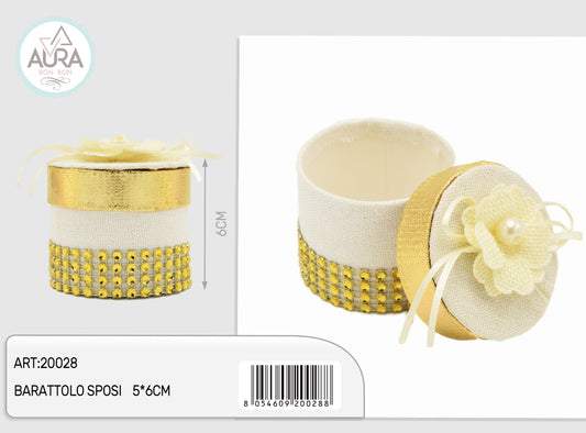 barattolo sposi 5x6cm