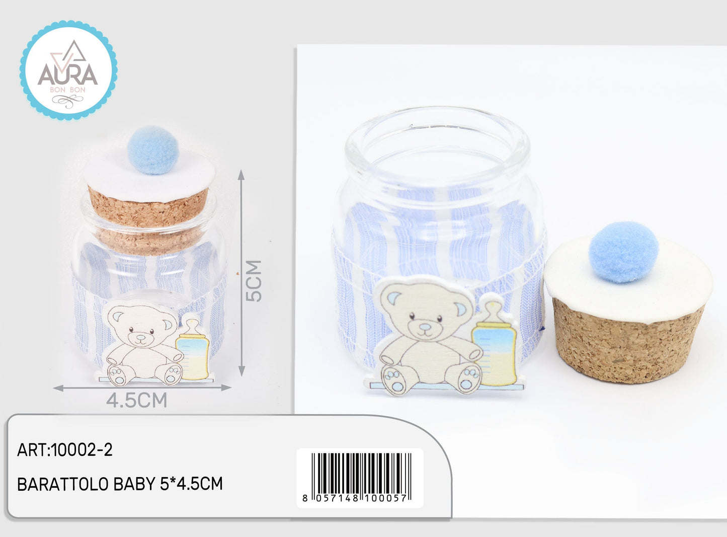 barattolo baby azzurro