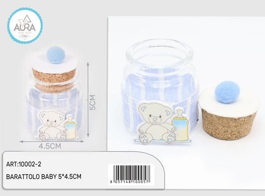 barattolo baby azzurro