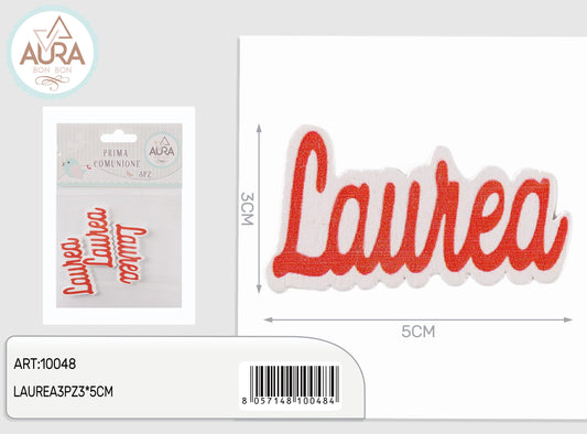 tag Laurea 3pz 3x5cm