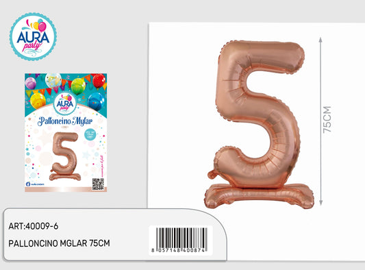 palloncini mylar standard rosagold 5
