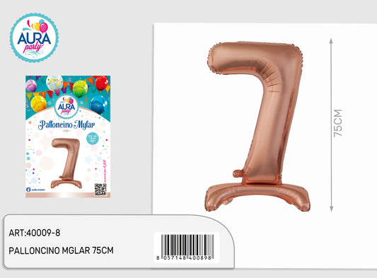 palloncini mylar standard rosagold 7