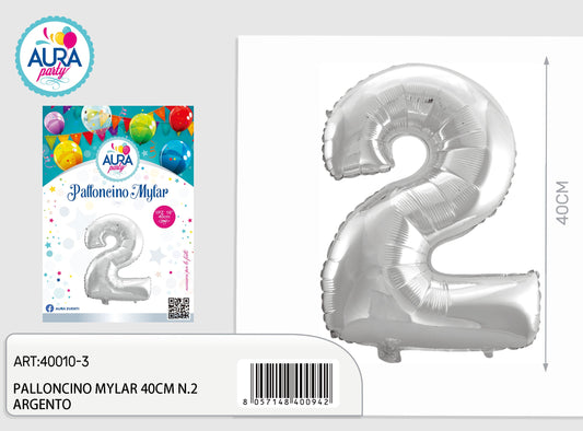 palloncini mylar 18n.2 argento