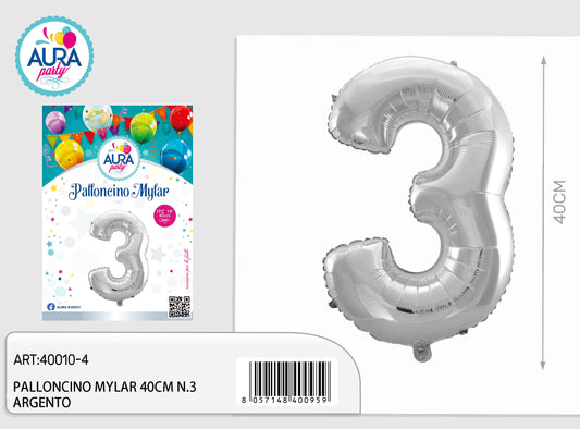 palloncini mylar 18n.3 argento