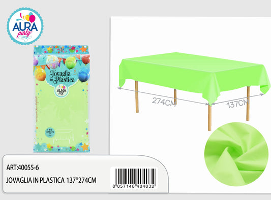 Tovaglia per tavolo 137x274cm verde