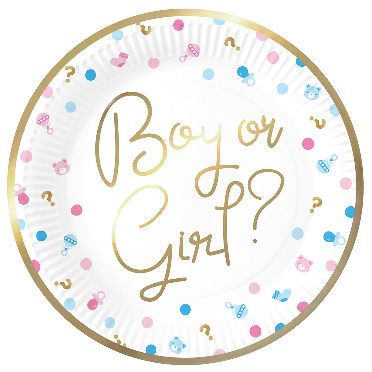 8 piatti boy or girl 23cm