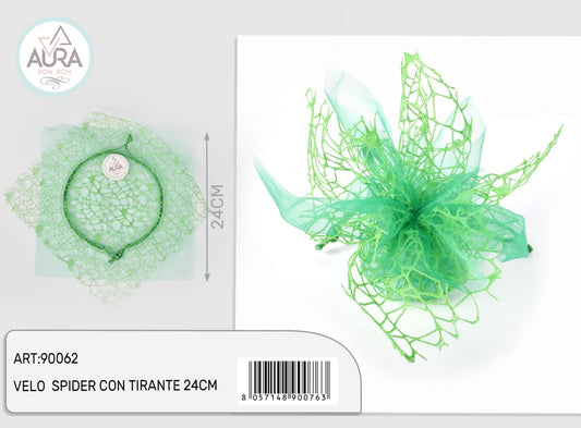 velo spider con tirante verde